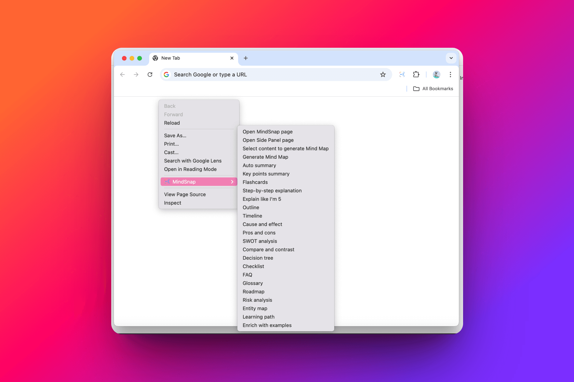 Right-click to start