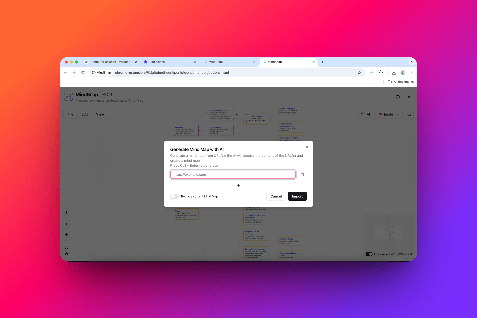 Giao Diện Tạo Từ URL
